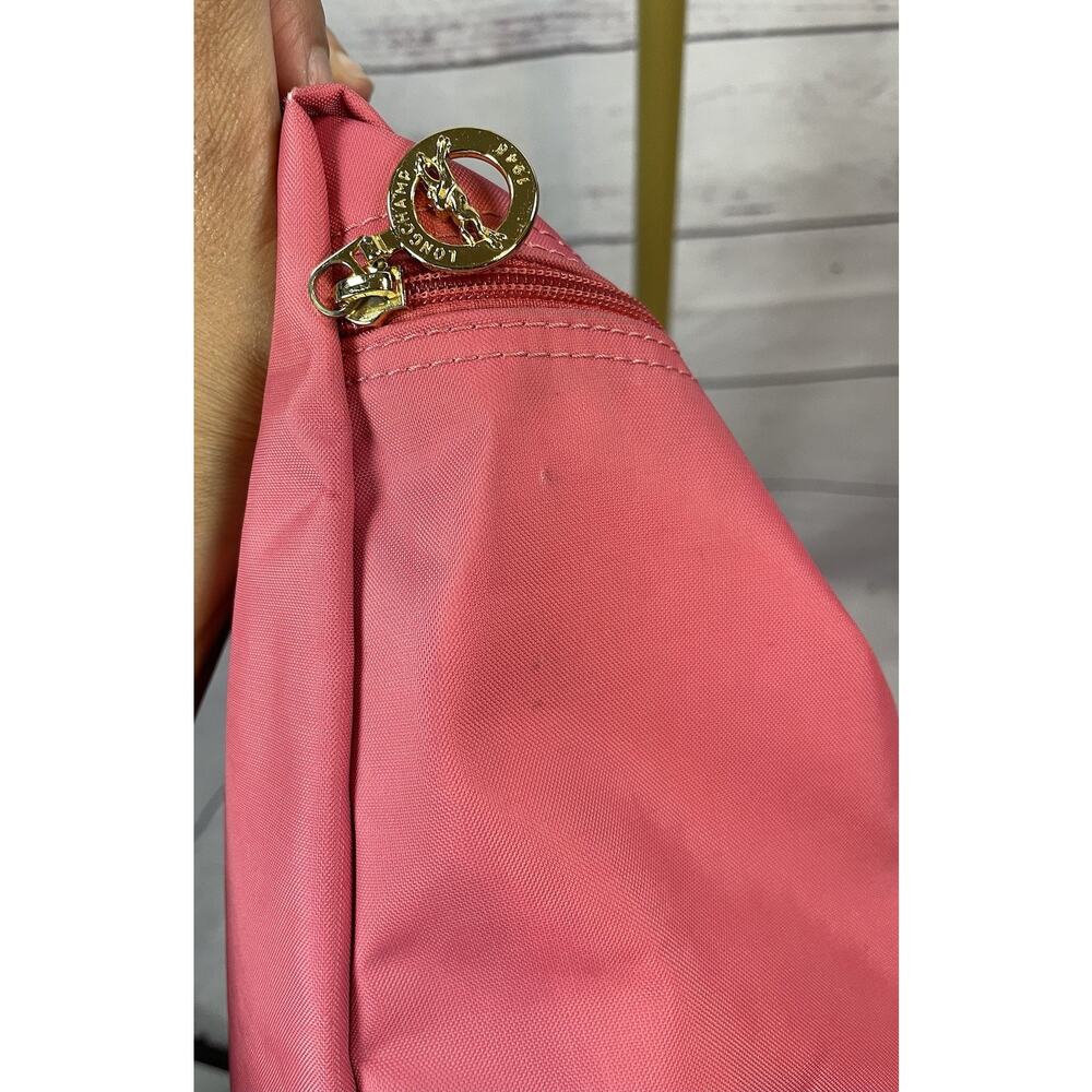 Longchamp Le Pliage Pink Nylon Backpack Small Foldable Travel Bag - Picture 7 of 9